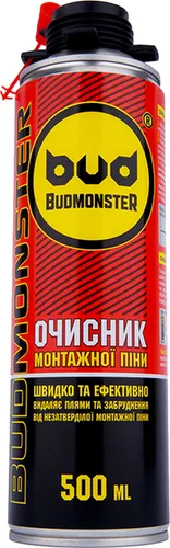 Очиститель монтажной пены Budmonster 500 мл - PRORAB image-1