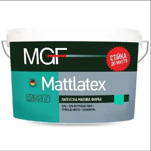 Краска латексная MGF M100 Mattlatex 1,4 кг - PRORAB