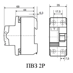 Узо АСКО 2р 25А УЗО-2001 - PRORAB image-11