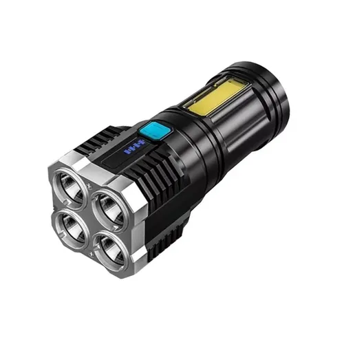 Фонарик аккумуляторный Х509/S03-4LED+COB.(ЗУ micro USB LI-Ion) - PRORAB