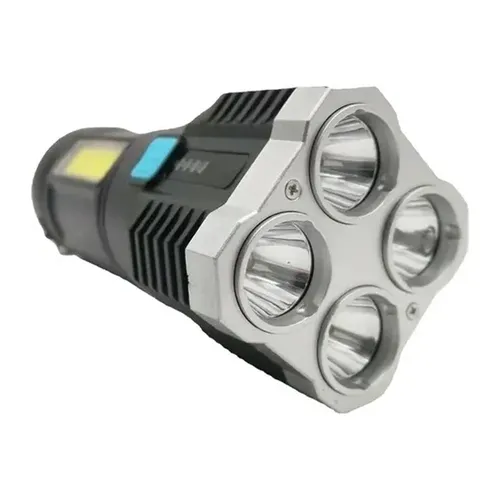 Фонарик аккумуляторный Х509/S03-4LED+COB.(ЗУ micro USB LI-Ion) - PRORAB image-2