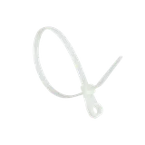 Стяжка кабельная APRO 5*200 белая с кольцом 100шт - PRORAB image-2