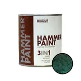 Краска молотковая 3 в 1 BIODUR Hammer Paint 0,7л 107 темно-зеленая - PRORAB image-9