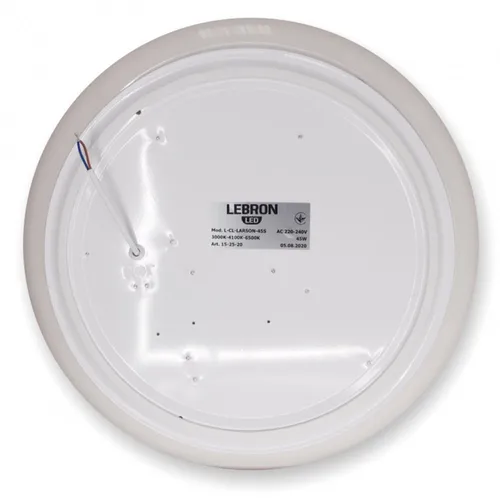 Светильник LED LEBRON L-CL-LARSON max 45W,3000-4100-6500K 3200Lm O410*90mm 15-25-20-1 - PRORAB image-4
