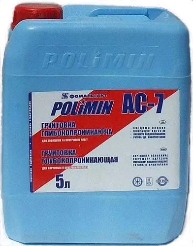 Грунтовка POLIMIN АС-7 5л - PRORAB