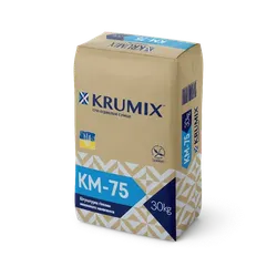 Штукатурка KRUMIX машинная KM-75 30кг (40шт/пал) - PRORAB image-1