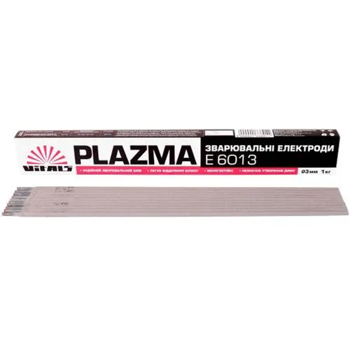 Электроды Vitals Plazma 3мм 1.0кг E6013 133891 - PRORAB image-1