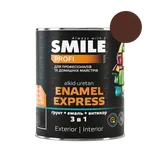 Краска молотковая 3 в 1 SMILE EXPRESS 0,7л темно-коричневая - PRORAB image-3