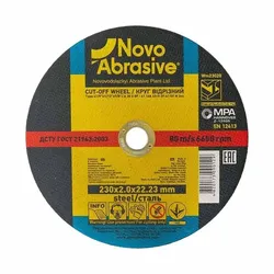 Круг отрезной по металлу NOVOABRASIVE 230*2*22.2 - PRORAB image-3