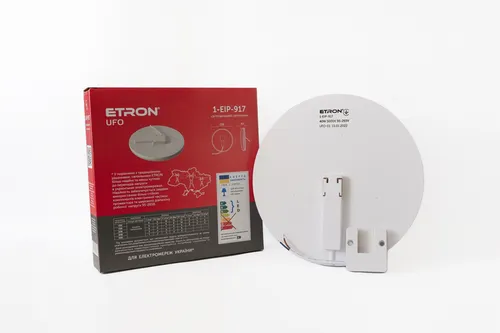 Светильник ЛЕД ETRON круг 1-EIP-917 UFO IP40 40W 5000К - PRORAB image-1