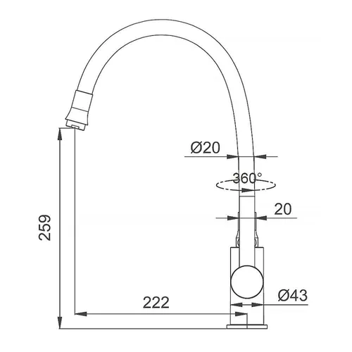 Смеситель FRAP F4067-6 - PRORAB image-4