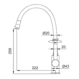 Смеситель FRAP F4067-6 - PRORAB image-3