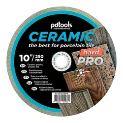Диск алмазный PDtools CERAMIC HARD PRO 250 1.6 10 25.4 - PRORAB image-14