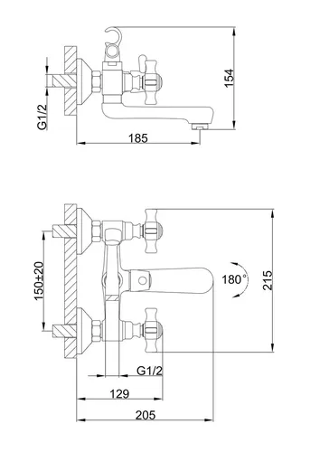 Смеситель FRAP F3024 - PRORAB image-1