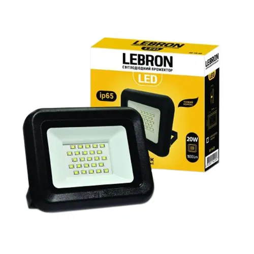 Прожектор LED LEBRON 20W 6000K 17-07-20 - PRORAB