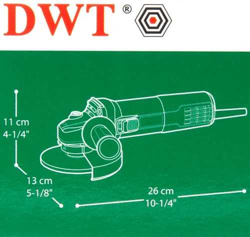 Шлифмашина угловая DWT WS09-125 короткая ручка 860W - PRORAB image-2