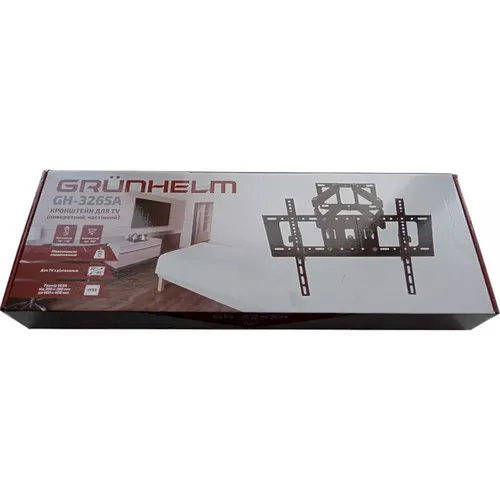 Кронштейн для ТВ GH-3265A GRUNHELM 600x400мм, на макс. вес 35кг, (32"- 65") с углом Регулировка - PRORAB image-2