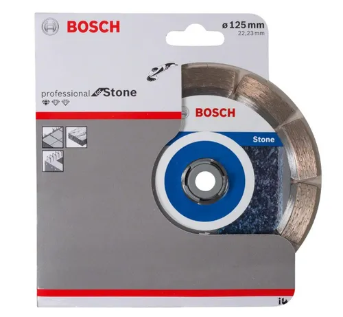 Bosch Круг алмазный отрезной PF Stone 125х22 сегментный - PRORAB image-1