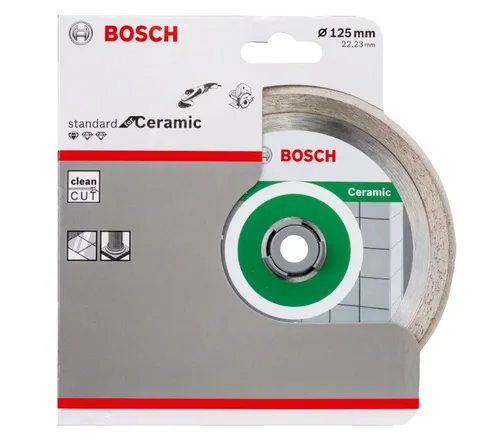 Bosch Круг алмазный отрезной PF Ceramic 125х22 керамика - PRORAB image-1