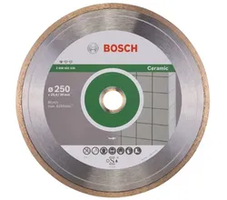 Bosch Круг алмазный отрезной PF Ceramic 250х30/25,4 керамика - PRORAB