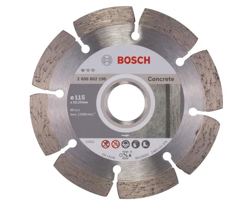 Bosch Круг алмазный отрезной PF Concrete 115х22 бетон - PRORAB