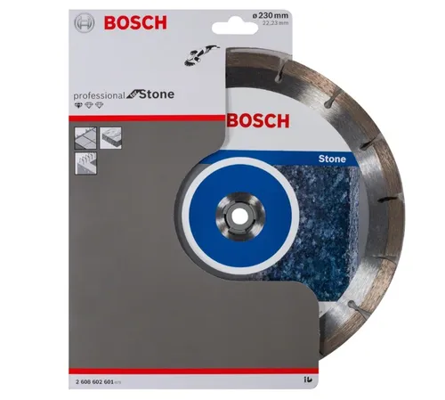 Bosch Круг алмазный отрезной PF Stone 230х22 сегментный - PRORAB image-1