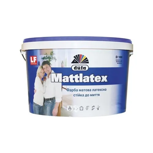 Краска DUFA Mattlatex D100 14кг латексная - PRORAB