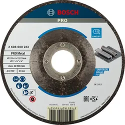 Bosch Круг зачистной 125х6,0х22 мм Expert, металл - PRORAB image-1