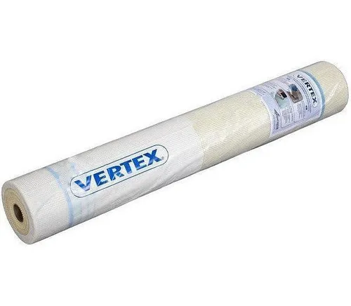 Сетка фасадная VERTEX 5*5 160 г/м2 стекловолокно белая 50*1,1м - PRORAB