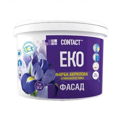 Краска акриловая EKO CONTACT фасад 14кг - PRORAB