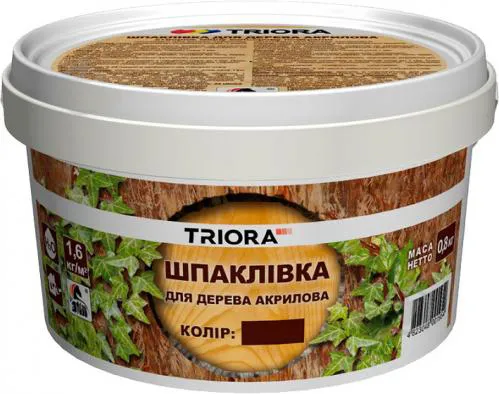 Шпаклевка ТRIORA для дерева 0,4 кг 444 бук - PRORAB