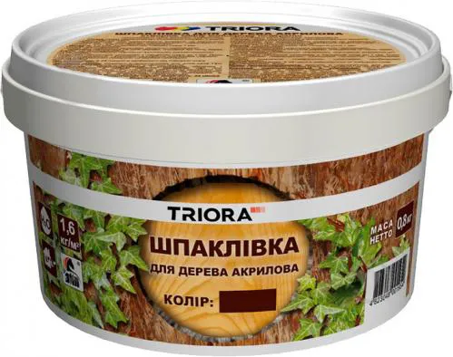 Шпаклевка ТRIORA для дерева 0,4кг 445 ольха - PRORAB