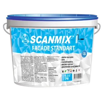 Краска фасадная SCANMIX Facade Standart 5л (7кг) - PRORAB