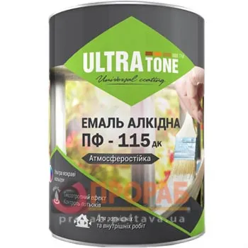 Эмаль алкидная ДНЕПР-КОНТАКТ ULTRAtone ПФ-115 бирюзовый 2,8 кг - PRORAB