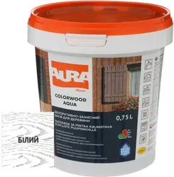 Лазурь для дерева AURA ColorWood 0,75л белый - PRORAB image-3