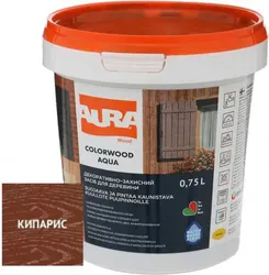 Лазурь для дерева AURA ColorWood 0,75л кипарис - PRORAB image-3