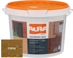 Лазурь для дерева AURA ColorWood 2,5л орех - PRORAB image-8