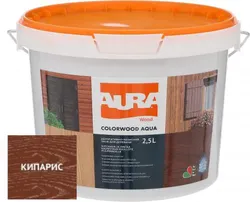 Лазурь для древесины AURA ColorWood 2,5 л кипарис. - PRORAB image-9