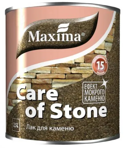 Лак для камня MAXIMA 2,5л глянцевый - PRORAB