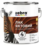 Лак ZEBRA яхтенный 0,8 кг глянцевый. - PRORAB