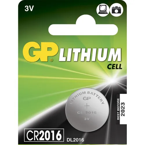Батарейка таблетка GP 2016-U5 литиевая - PRORAB