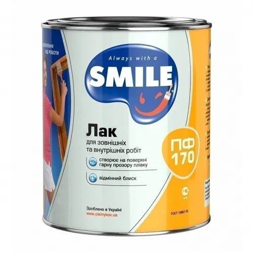 Лак SMILE ПФ-170 2,0кг - PRORAB