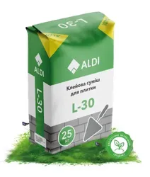 Клей для плитки ALDI L-30 25кг - PRORAB image-2