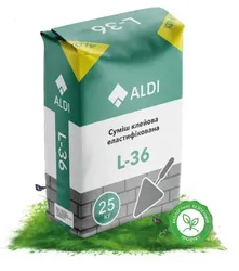 Клей для широкоформатной плитки ALDI L-36 25 кг - PRORAB