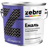 Эмаль антикоррозионная 3 в 1 ZEBRA серия Кольчуга 2кг 12 белый глянец - PRORAB image-13