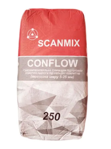 Самовыравнивающаяся смесь SCANMIX CONFLOW 250 25кг - PRORAB