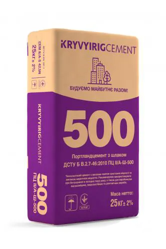 Цемент KRYVYI RIG CEMENT М-500 25кг - PRORAB
