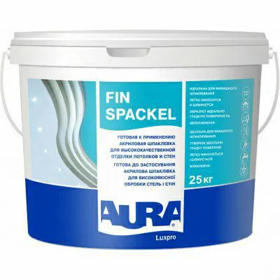 Шпаклевка AURA Luxpro Fin Spackel 25кг - PRORAB