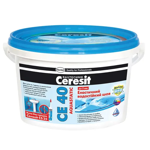 Затирка CERESIT СЕ-40 салатовая 2кг. - PRORAB image-1