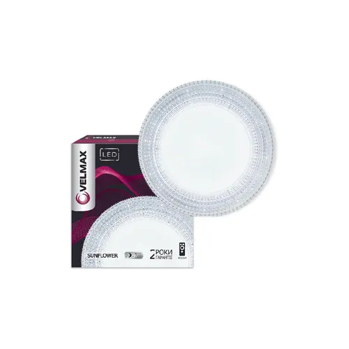 Светильник ЛЕД smart VELMAX V-CL-SUNFLOWER 70W 3000K-6500K 4900LM пульт ДУ 23-41-14 - PRORAB image-1